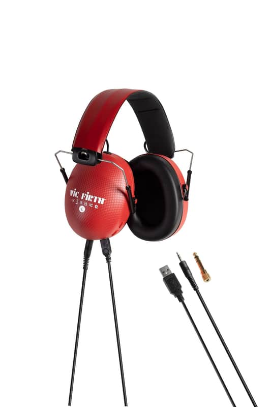 Headstock Vic Firth Isolation Headphones, with Bluetooth Blue