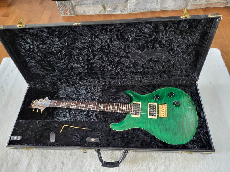 PRS Custom 24 Artist Package 20th anniversary 2005 Emerald Green image 1