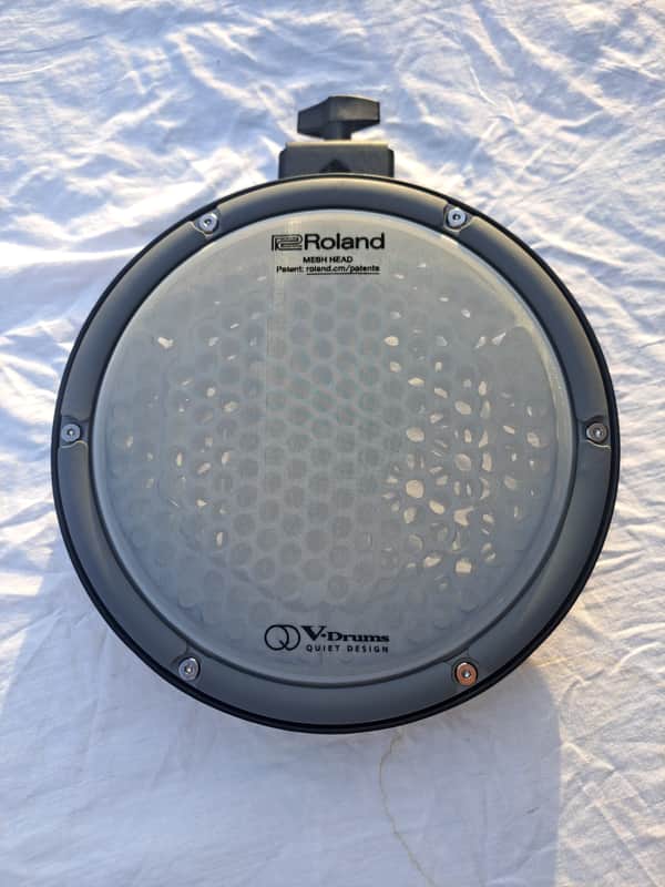 ROLAND PDQ8 8 INCH QUIET DESIGN ELECTRONIC V DRUM Snare Tom Accessory PAD EXCELLENT! 1 of 3 image 1