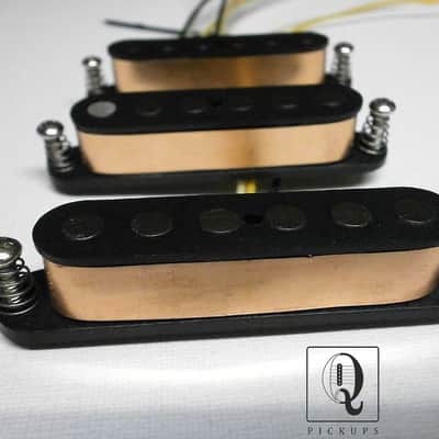 Stratocaster Schecter F500-T Pickups SET Alnico 5 .250" F500T COIL TAPPED Knopfler Blackmore Strat image 1