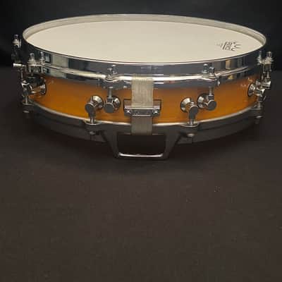 Tama 14" x 3,25" Tama AW523 snare drum 1989 - Bird’s Eye Maple Amber Lacquer image 5