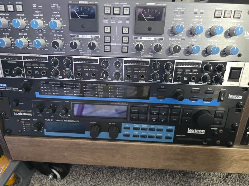 Lexicon PCM 91 Digital Reverberator 1990s - Black image 1