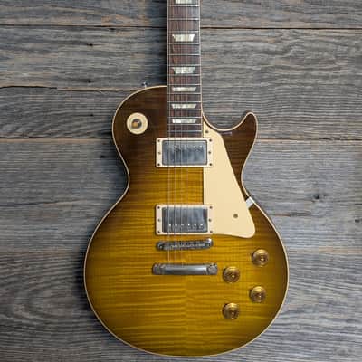 Used Gibson Custom Shop '59 Les Paul Standard Reissue - VOS Green Lemon Fade image 1