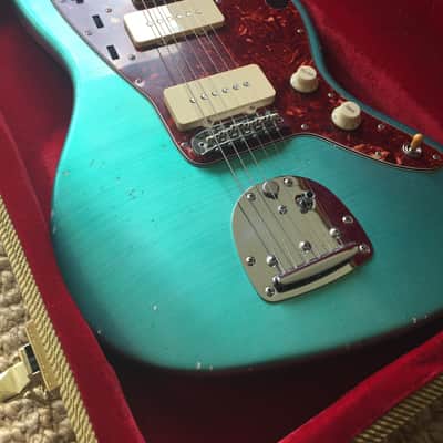 PartsMaster Jazzmaster MJT - Musicraft - Mc Nelly 2019 - Silver Green Metallic image 1