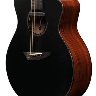 Ibanez JGM10 Acoustic Guitar - Black Satin Top, Natural High Gloss Back and Sides (JGM10BSN) image 6