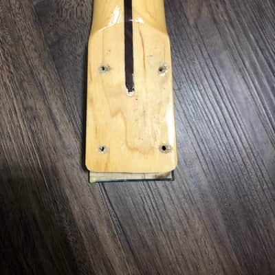 Floyd Rose maple strat neck with shark fin inlays image 5