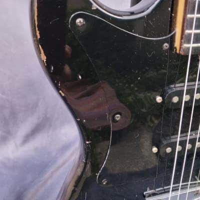 VINTAGE, Mild Relic, Harmony H-804 Electric Guitar 1970s - Black image 13