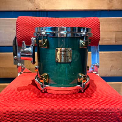 Yamaha Maple Custom Drum Set in Emerald Green image 4