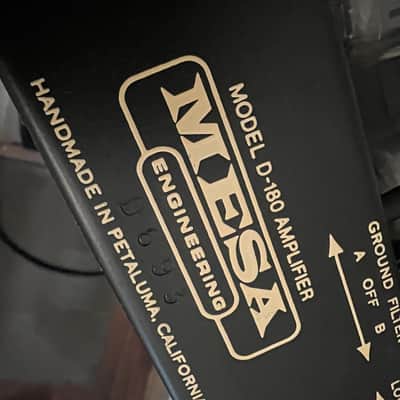 Mesa Boogie D-180 (No Graphic Equalizer) 6550s! image 4
