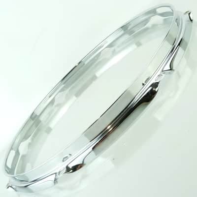 Ludwig 14"8Lug Snare Drum Resonant 1.6mm Rim/Hoop Chrome Rounded Gates Jazz Fest image 3