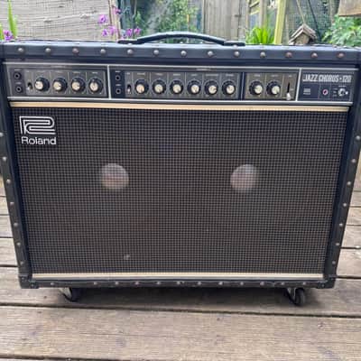 Roland JC-120 Jazz Chorus 2-Channel 120-Watt 2x12" Guitar Combo made in Japan in1982 image 1