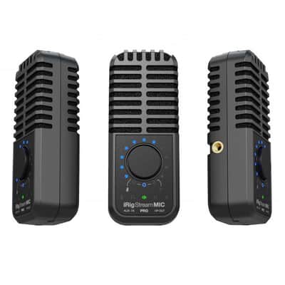 IK Multimedia iRig Stream Mic Pro Multipattern USB Condenser Microphone 2023 - Present - Grey image 4