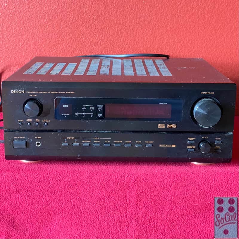 Denon AVR-2802 Digital DTS A/V Receiver! image 1