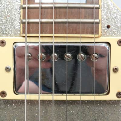 Epiphone Les Paul Model Gibson - Silver Sparkle Electric Guitar image 7