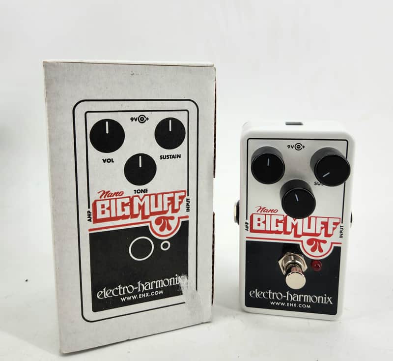 Electro-Harmonix Nano Big Muff Pi Distortion / Sustainer 2013 - Present - White / Black / Red image 1
