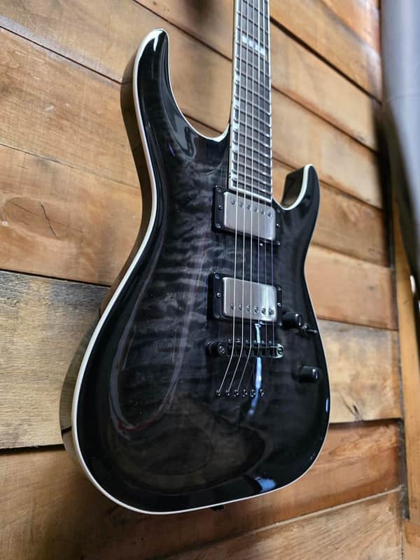 ESP E-II HORIZON NT-II (Pre-Owned) - See-Thru Black Sunburst w/ Hard Case image 1
