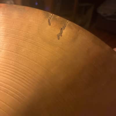 Restored Paiste 14" 2002 Heavy Hi-Hat Cymbals (bottom only) 1971 - 1980 - image 4