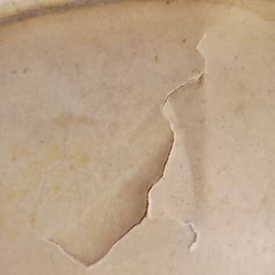 Ludwig 18"Calf Skin Bass Drum Head Maple Flesh Hoop Superior Floor Tom Vintage50 image 4