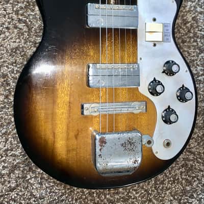 Vintage Teisco del ray Model wg Electric guitar made in japan 1965 image 4