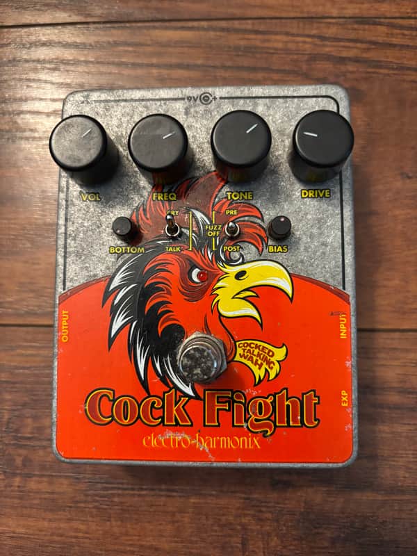 Electro-Harmonix Cock Fight Cocked Talking Wah 2015 - Present - Orange / Gray / Yellow image 1