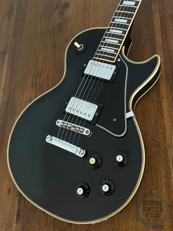 Greco Les Paul, Ebony (Black), Vintage 1974, Made In Japan, EG380B - Good