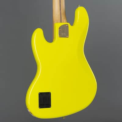 Fender MonoNeon Jazz Bass V MN Neon Yellow - 5-String Electric Bass image 8