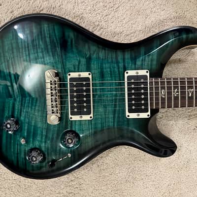 PRS P22 / Custom 22 Piezo Stoptail 10-Top 2012 - 2016 - Teal Black image 1