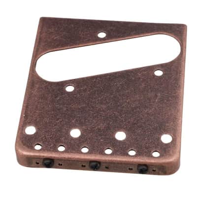 Vintage Relic Bronze Guitar Telecaster Tele Style Bridge image 3