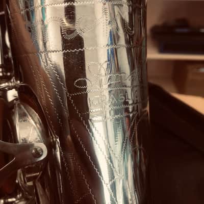 AMATI Toneking Kraslice Tenor Sax s.n. 31601 Czech made 1970 - silver image 11