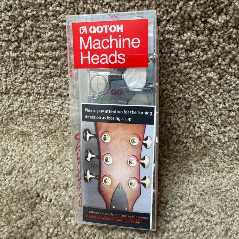 Gotoh Tuners Tuning Machines Set SG360-MG P7 Chrome image 1