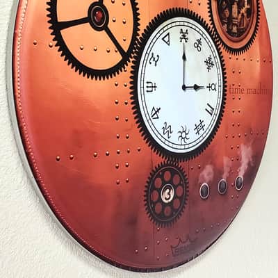 Neil Peart, Time Machine / Clockwork Angels, 22" Bass Drum Head image 3
