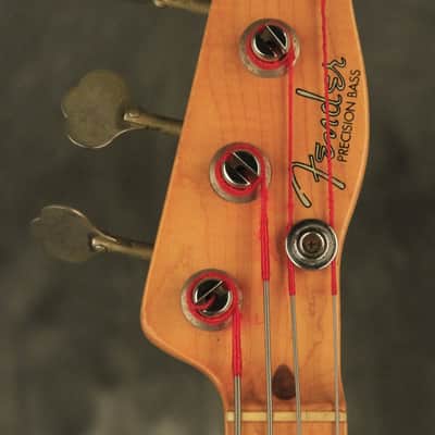 original 1954 Fender Precision Bass Blonde w/Tweed case image 3