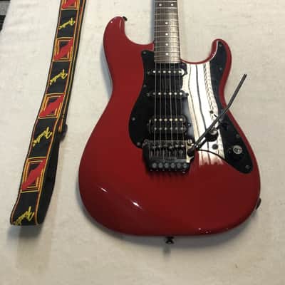 ギター ST62 Stratocaster Type nitro 1982 Fender st62-85 JV stratocaster MIJ sunburst nitro - RED