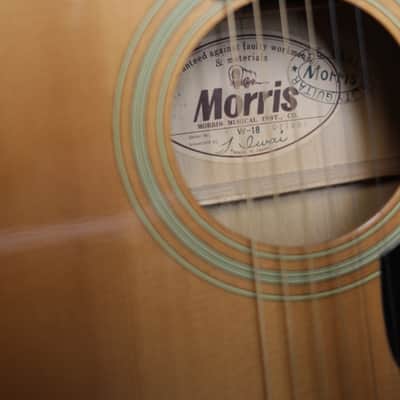 Morris W-18 (Vintage Japan Dreadnought) 1970's image 6