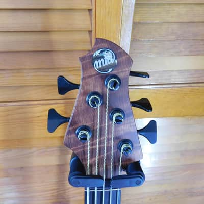2021 MTD USA Custom Shop 535-24 5 String Electric Bass Flamed Redwood Brand New Authorized Dealer ! image 5