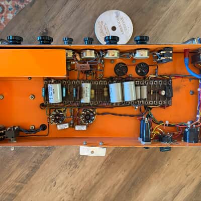 1969 Orange Matamp ORST50 Serial #008 w/ Matching 4x12 image 4