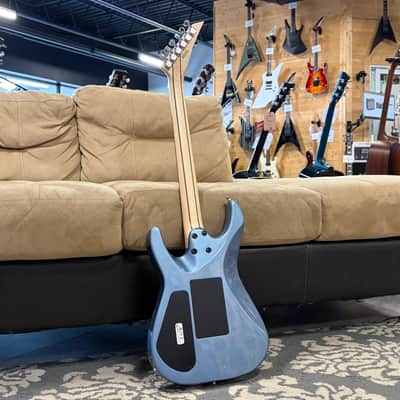 Jackson MJ Series Dinky DKR - Ebony Fingerboard, Ice Blue Metallic, Used image 10