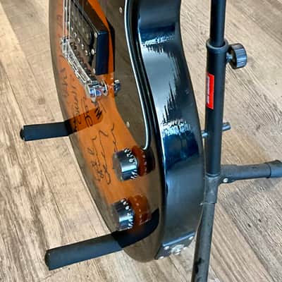 SIGNED Epiphone Les Paul Junior Model - Two-Tone Sunburst - ALL 8 MEMBERS OF THE MARS VOLTA!!! image 6
