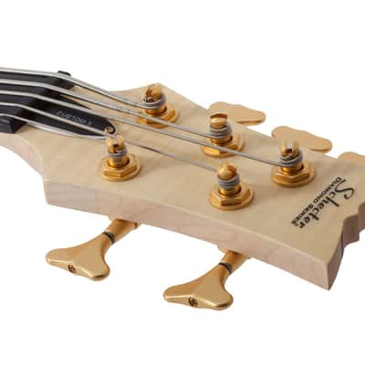 Schecter Stiletto Custom-5 - Natural Satin (NAT) (2541) image 4