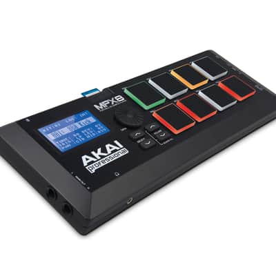 Akai MPX8 SD Sample Pad Controller 8-Pad Portable Sampler image 1