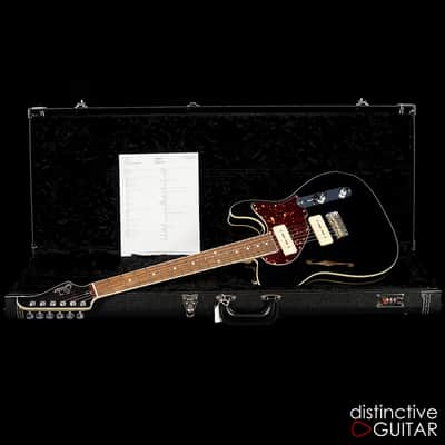 Suhr Custom Classic T Black Double Bound - Dual P90 Pups image 12