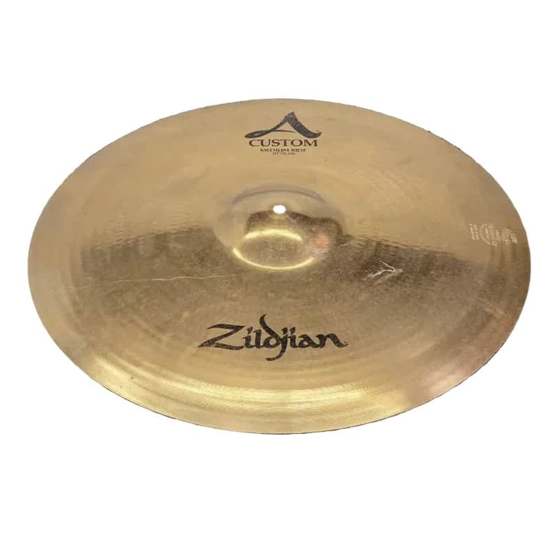 Used Zildjian A Custom Medium Ride Cymbal 20" - Good image 1