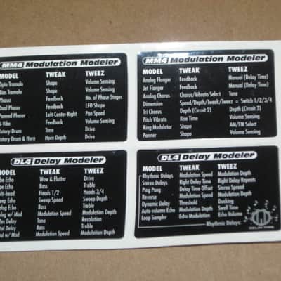 used with wear Line 6 EMPTY Cardboard Box for DL4 Delay Modeler + original Pilot's Handbook, sheet w/ 4 very small black stickers, & styrofoam battery holder (NO: pedal / batteries) mid 2000s - mid 2010s (not for MkII ver) image 24