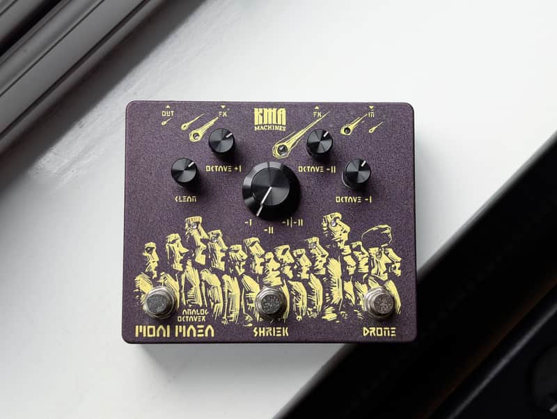 KMA Audio Machines Moai Maea Analog Octaver 2016 - 2021 - Purple image 1