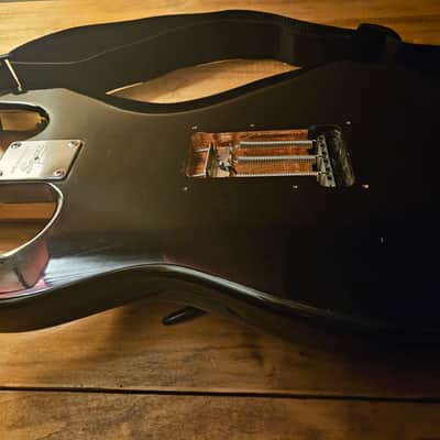 Squier Upgraded Black HSH Parts Caster, Gator case, strap, tech set up image 9