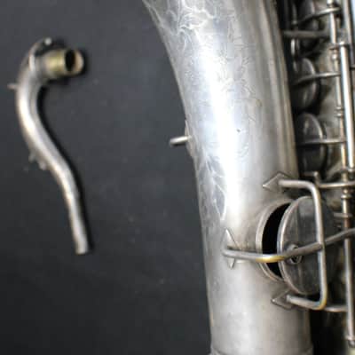An Antique 1920's Wm. Frank & Co. C Melody Saxophone a Good Sax for Jazz   as-is   # 9 S image 17