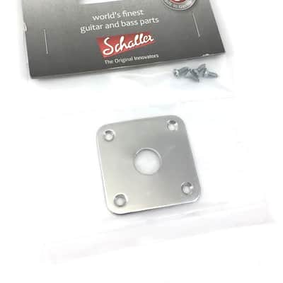 Schaller Schaller Chrome Jack Plate for Gibson Les Paul® Made in Germany HS159