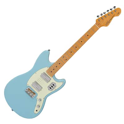 Vintage VRCT55LB REVO Series 'Colt HH Twin' Hardtail Laguna Blue image 2