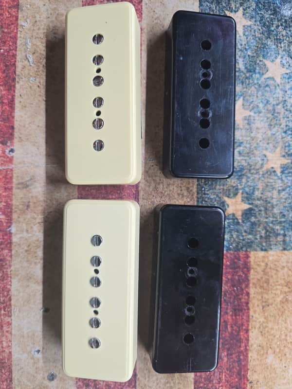 Guitar Fetish  p90 SET vintage spec 2026 - black and cream image 1
