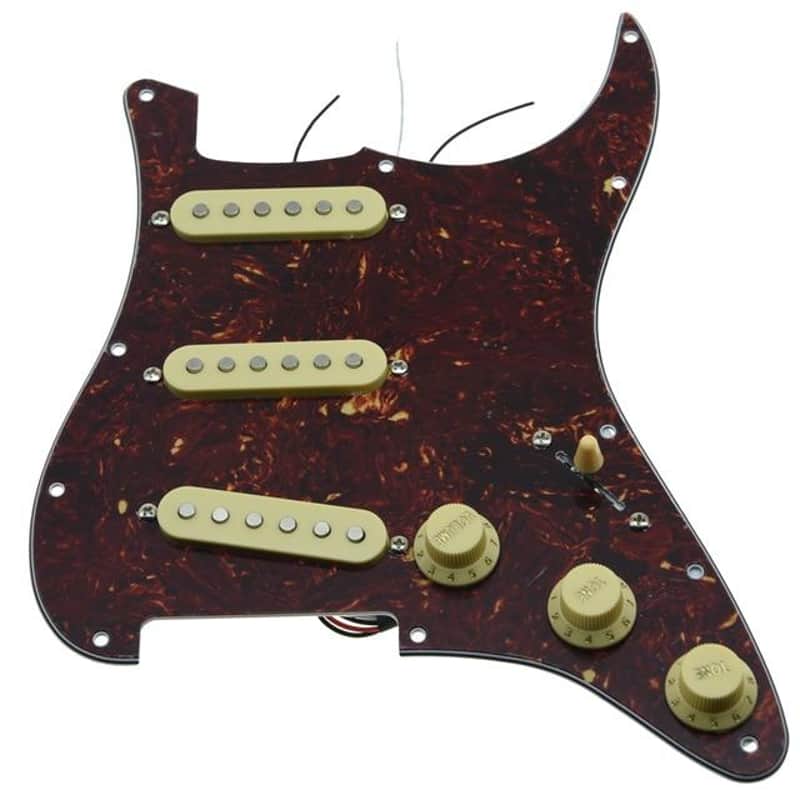 Strat Pickguard Custom | Premium Fit & Guitar Style-Vintage Tortoise-IV image 1